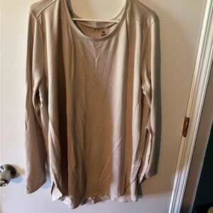 Mona B Cream Long Sleeve Women's Tee